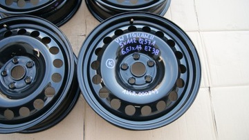 4× DISK OCELOVÝ VOLKSWAGEN OE 6.5" X 17" 5X112