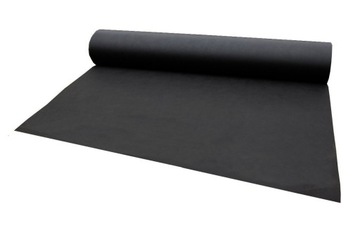 Агротекстиль черный 50г, ширина 1,6м х 20м, коврик для мульчирования коры нетканый