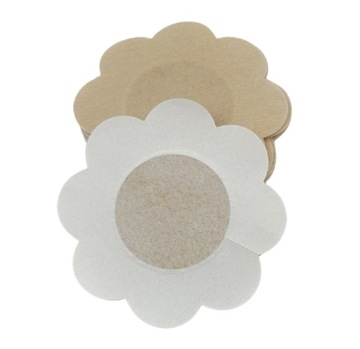 Наклейки на соски, пластыри на соски, накладки на соски, наклейки на грудь, БЕЖЕВЫЙ