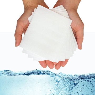 Listki chusteczki do prania piorące 25 prań Białe Jasne Kwiatowe niemieckie