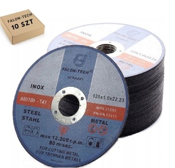 TARCZE TARCZA DO CIĘCIA METALU 125/1 mm INOX 10sz
