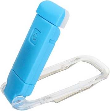 Lampka LED do książki karty USB ładowana lampka do czytania przy łóżku