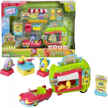 MOJI POPS ZESTAW FOOD TRUCK FURGONETKA 2 FIGURKI
