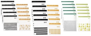 IKEA ISTAD Torba plastikowa mega zestaw 140 szt