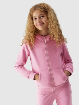 4F СВИТШОТ С КАПЮШОНОМ ДЛЯ ДЕВОЧЕК, ДЕТСКАЯ КУРТКА