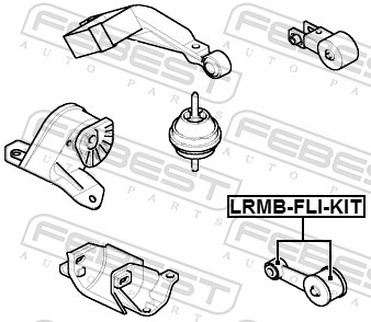FEBEST LRMB-FLI-KIT LOŽISKO MOTORU