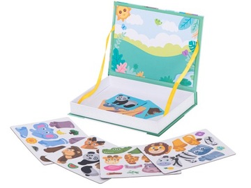 МАГНИТНАЯ КНИГА-ПАЗЛ ДЛЯ ДЕТЕЙ ЖИВОТНЫЕ 47 ЭЛЕМЕНТОВ.МОНТЕССОРИ