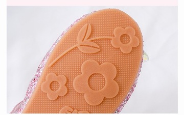 FROZEN SHOES FROZEN ELSA ELZA БЛЕСТЯЩИЕ БАЛЕТКИ РОЗОВЫЕ