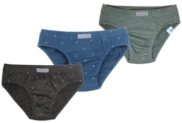 3x Slipy MAJTKI Bawełniane MĘSKIE COTTON WORLD 4XL