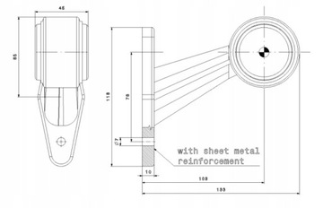 Lampa obrysowa FRISTOM FT-009 C LED