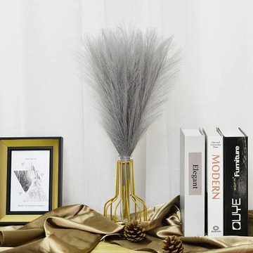 Пампасная трава для вазы Декоративные искусственные декоративные цветы пампаса x1