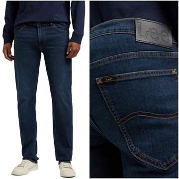 Męskie spodnie jeansowe proste Lee DAREN ZIP FLY W38 L32
