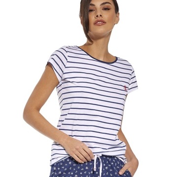 CORNETTE piżama damska 053/267 MARINE styl marynarski