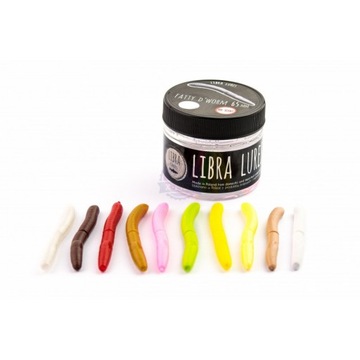 Zestaw Fatty D`Worm 65mm mix. 10szt - bezzapachowe
