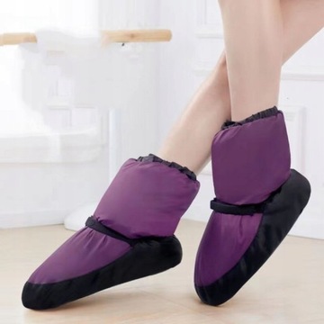 Ciepłe buty do tańca baletowego