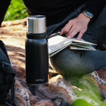 Вакуумный дорожный термос для чая FUORI, 1 л, вакуумная сталь