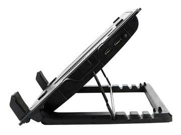 ОХЛАЖДАЮЩАЯ ПОДСТАВКА ДЛЯ НОУТБУКА LED 17 УНИВЕРСАЛЬНАЯ РЕГУЛИРУЕМАЯ USB