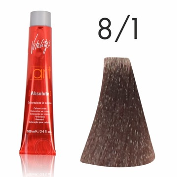 Farba do włosów VITALITY'S ART ABSOLUTE 8/1 100ml popielaty jasny blond