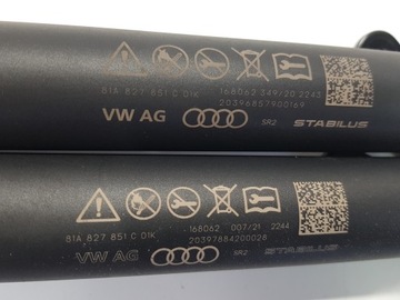 AUDI OE 81A827851C VZPĚRA/TLAKOVAČ KRYT