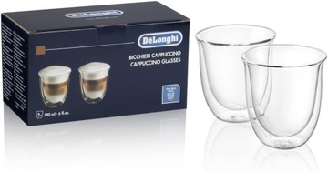 Zestaw szklanek do cappuccino De'Longhi 190 ml