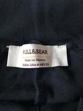 Pull&Bear spodnie dresowe bojówki r S pas 68-80cm