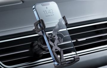BASEUS UCHWYT DO SAMOCHODU GRAWITACYJNY HOLDER NA TELEFON DO KRATKI NAWIEWU