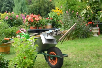 МЕТАЛЛИЧЕСКАЯ САДОВАЯ МОТЫКА ДЛЯ ПОСАДКИ 30 СМ С ДЕРЕВЯННОЙ РУЧКОЙ