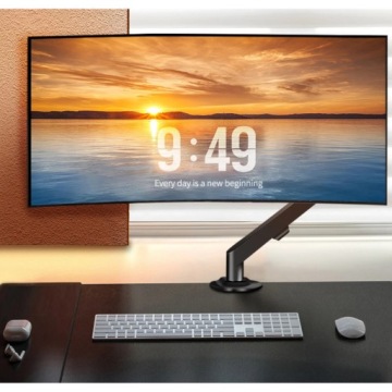 ПРОЧНОЕ РЕГУЛИРУЕМОЕ НАСТОЛЬНОЕ КРЕПЛЕНИЕ ДЛЯ МОНИТОРА 17-40'' VESA 9 КГ