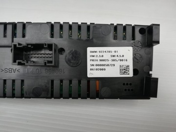 BMW F01 F02 PANEL KLIMATIZACE ZADNÍ KERAMICKÁ