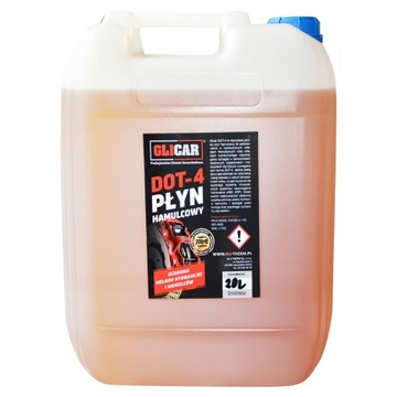 PŁYN HAMULCOWY GLICAR DOT-4 20 L