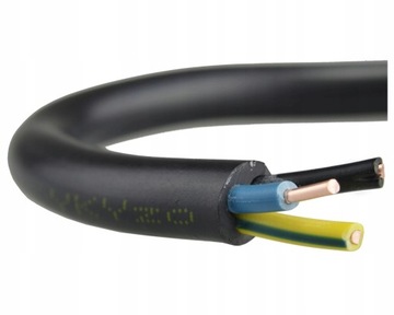 Kabel przewód prądowy ziemny YKY 1kV 3x2,5mm2