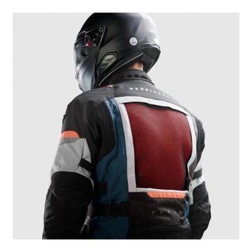 Kurtka motocyklowa REBELHORN CUBBY V BLUE/GREY/RED szary niebieski GRATISY
