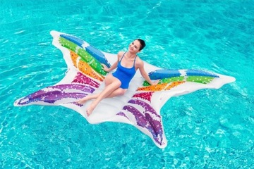 МАТРАС RAINBOW BUTTERFLY НАПЛАВАТЕЛЬ ДЛЯ БАССЕЙНА