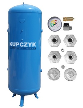 Zbiornik 1000 l sprężonego powietrza kompresor 11 bar Armatura UDT Kupczyk