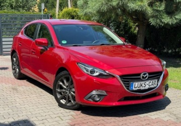 Mazda 3 III Sedan 2.0 SKYACTIV-G 120KM 2016 Mazda 3 2,0 120KM FULL LED Navi Key-Less Alkantara Bezwypadkowy Serwis, zdjęcie 33