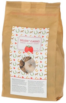 SMAKOLYKI ДЛЯ KONIA DELIZIA CLASSIC, MALINA, 1 KG,