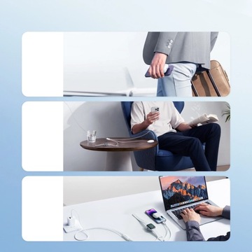 Joyroom S-IW008 Кабельное магнитное зарядное устройство «3 в 1» USB-A — Lightning/USB-C 1