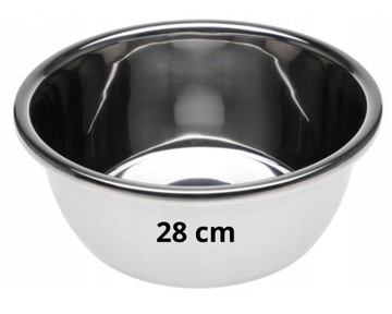 MISKA STALOWA Głęboka KUCHENNA STAL NIERDZEWNA 28 cm