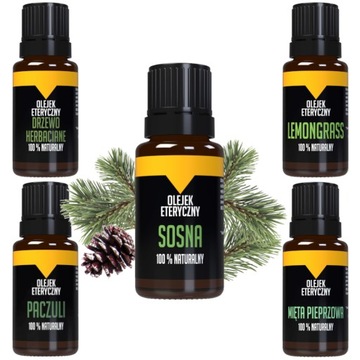 Zestaw Olejek Sauna 5x 10ml Drzewo Herbaciane