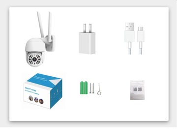 НАРУЖНАЯ WIFI IP-КАМЕРА С ПОВОРОТНЫМ ЗУМОМ x4, МОНИТОРИНГ FULL HD ICSEE