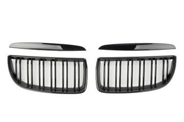 Atrapa Nerki Grill BMW 3 E90 E91 Przedlift M3 Style Czarny Połysk