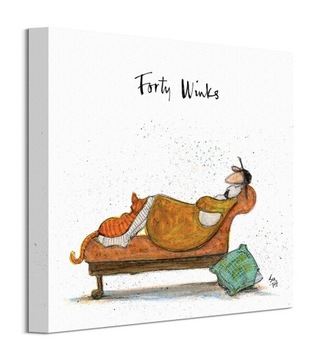 Sam Toft Forty Winks - obraz na płótnie 30x30 cm