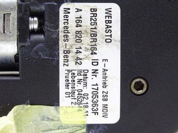 MOTOREK STŘEŠNÍHO OKNA MERCEDES R W251 ML W164 A1648201442