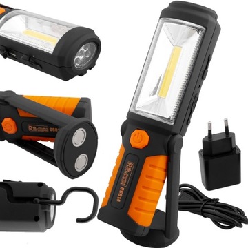 ЛАМПА ДЛЯ МАСТЕРСКОЙ 3ВТ 5LED МАГНИТНЫЙ ФАКЕЛ C6814