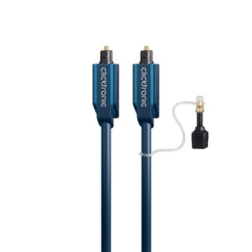 Оптический кабель CLICKTRONIC Toslink + реклама. Джек 3м ПРО