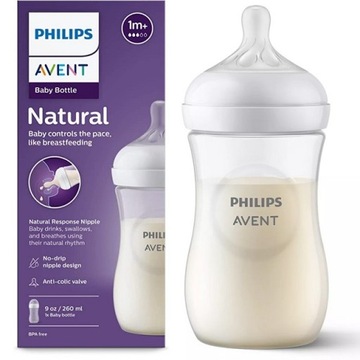 Бутылочка Philips Avent Responsive Natural, 260 мл