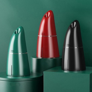 Увлажнитель воздуха в форме рога, аромадиффузор, очиститель воздуха емкостью 200 мл красного цвета.