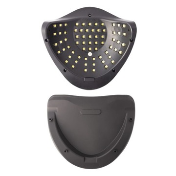 Мощная лампа для ногтей с гибридными УФ-гелями LED Sun x10 Max LCD с ручкой 280 Вт