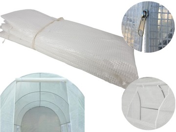 FOLIA TUNELOWA biała 2,5m x 4m NA TUNEL