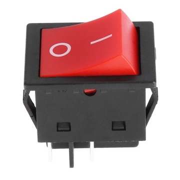 PRZEŁĄCZNIK KOŁYSKOWY ON/OFF 30A 4PIN CZERWO